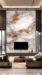 轻奢大理石背景墙