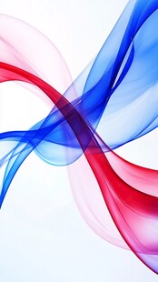 红蓝色动感线条
