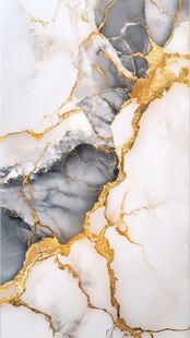 抽象金色线条大理石纹