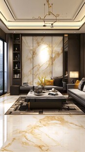 岩板客厅场景素材