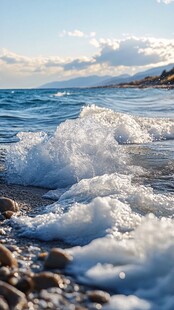 蓝天大海波澜壮阔