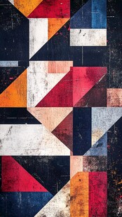 工业风立体几何装饰画