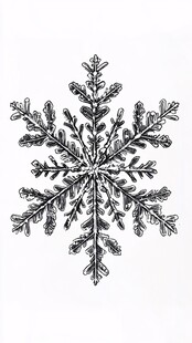 雪花画