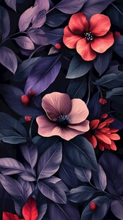 3d立体花壁纸