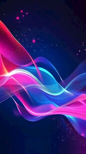 炫彩绚丽曲线条纹高雅