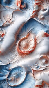 3d印花旋涡背景