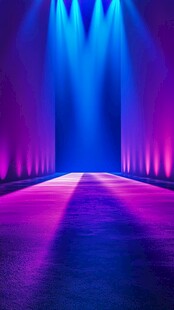 蓝紫色舞台背景