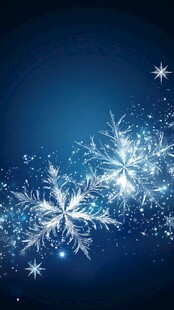 梦幻蓝雪花