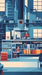 制造业插画