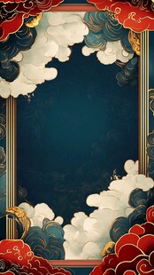 清朝云图高端云纹装饰