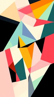 炫彩几何色块