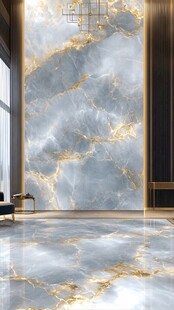 金色大理石瓷砖背景墙