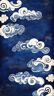 古典云水纹