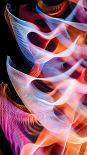 抽象线条虚幻朦胧幻影