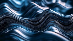 科幻感蓝色流动感背景