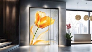 马蹄莲艺术玻璃