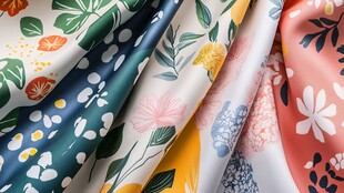 丝巾面料唯美背景