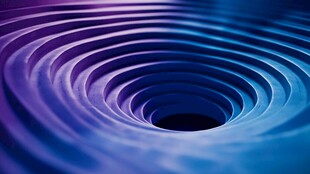 蓝紫色螺旋线纹理