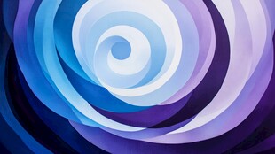 蓝紫色螺旋线纹理