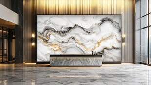 高端酒店艺术背景墙