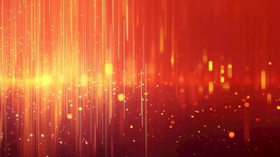 金色梦幻灯光红色