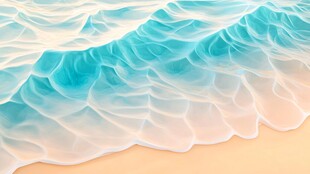 3d立体起伏波浪