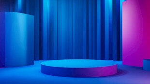 炫彩渐变展台背景