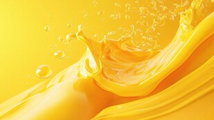 粉底液喷溅效果