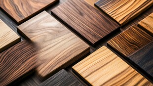 多种颜色木板木材