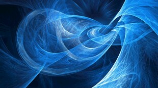 蓝色弯曲唯美科技