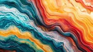 曲线线条流体纹理