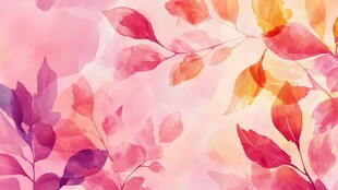 紫红树叶丛背景