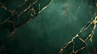 墨绿金质感背景