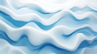 3d波浪线弧线弧形山