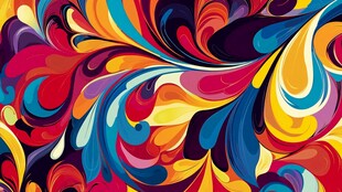 3d印花旋涡背景