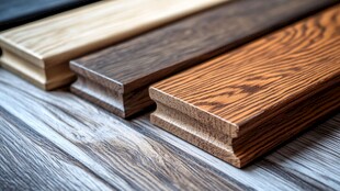 木纹色铝合金型材