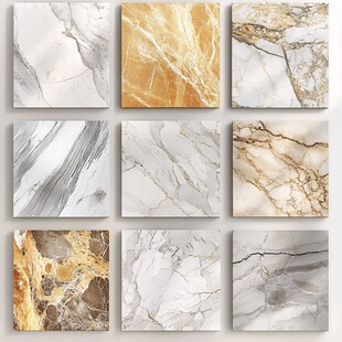 大理石无框画