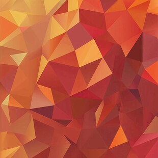 橙色多边拼接底纹