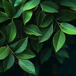 高清树叶图