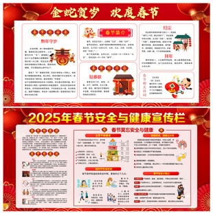 2025年春节宣传栏