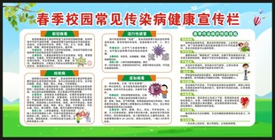 春季健康教育知识宣传栏