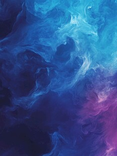 彩色烟雾晕染梦幻墨迹