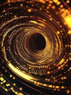 金色无限科技背景