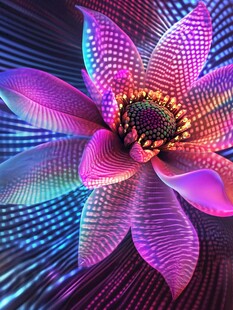 幻彩炫彩花朵