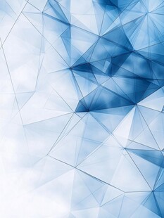 酷炫蓝水晶立体背景