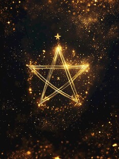创意黑金璀璨星光盛典