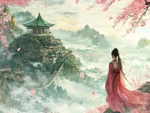 古风仙境天上宫阙