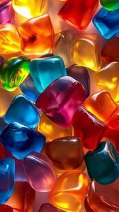 炫彩水晶碎石宝石