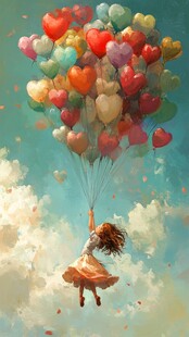 梦幻儿童插画超治愈