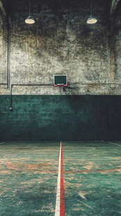复古篮球场